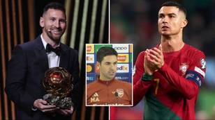 Mikel Arteta settles Lionel Messi and Cristiano Ronaldo GOAT debate while naming dream five-a-side team