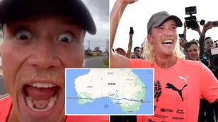 Local legend Nedd Brockmann has a book coming out about his 4,000km, 46-day run across Australia