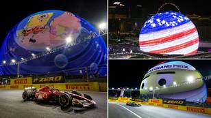 Everything that was projected onto the Las Vegas Sphere during F1 Grand Prix weekend