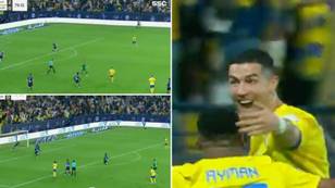 Cristiano Ronaldo scores stunning long-range goal for Al Nassr vs Al Akhdoud