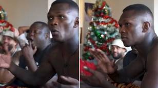 Video of Israel Adesanya's reaction to Jon Jones win goes viral, UFC fans are stunned