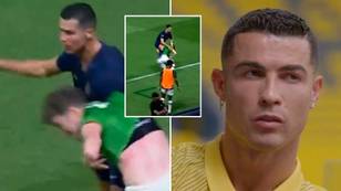 Cristiano Ronaldo's honest reaction to shirt swap request after bust-up in Saudi Pro League game revealed
