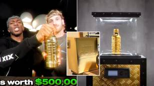 Young Arsenal fan cracks code to win £400k solid gold Prime bottle