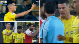 Cristiano Ronaldo wins penalty but tells the referee it wasn't a foul